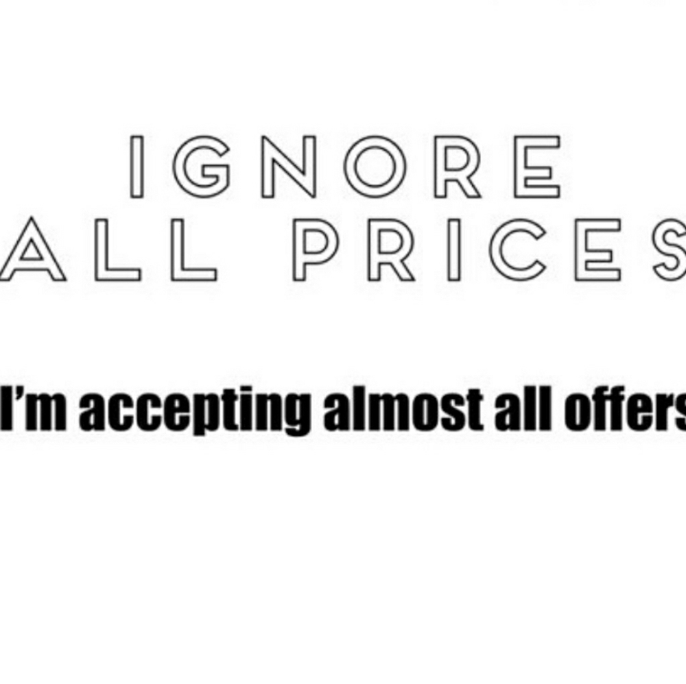 Need to sell all inventory asap.